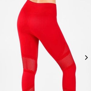 Mosaic high waisted 7/8 Large in red